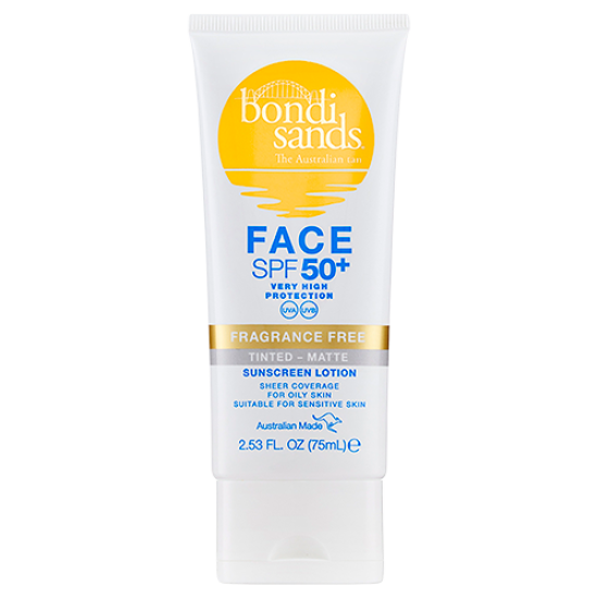 Bondi Sands SPF 50+ Matte Tinted Face Lotion (75 ml)