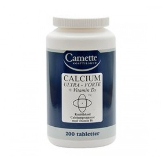 Calcium Ultra Forte D-vitamin (200 tabletter)