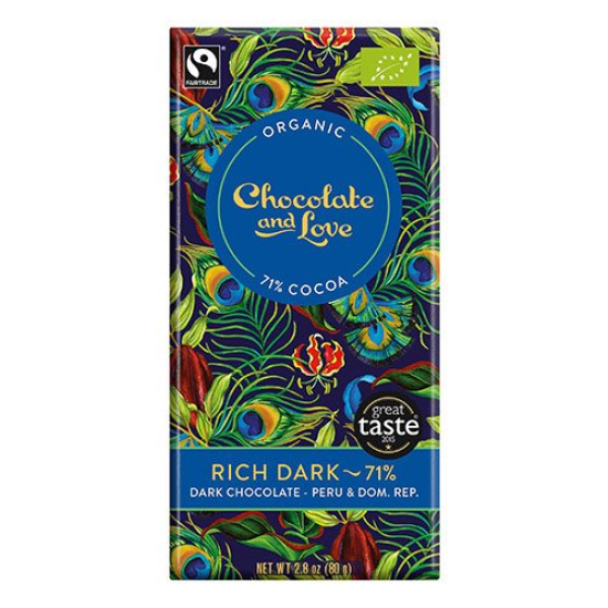 Chocolate and Love Rich dark 71% Ø (80 g)