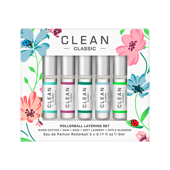 Clean Classic Rollerball Layering Set (5 x 5 ml)