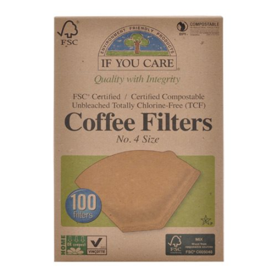 Coffee filters no. 4 ubleget If you care