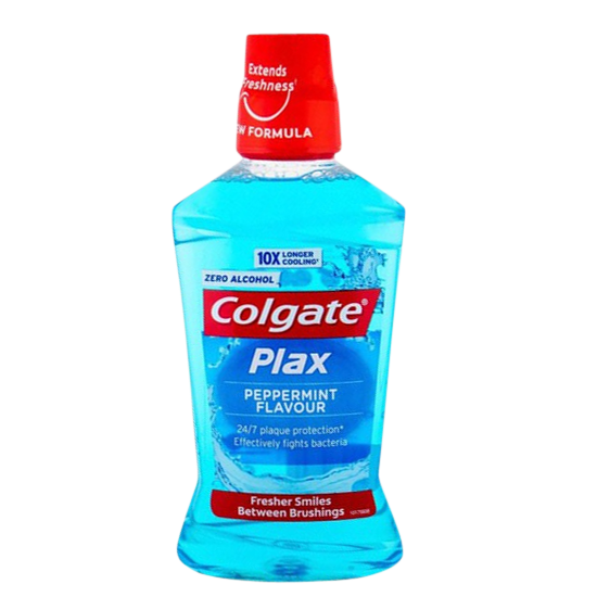 colgate plax peppermint mouthwash 500 ml.