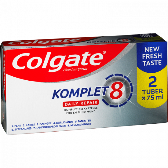 Colgate Komplet Daily Repair Tandpasta (2 x 75 ml)