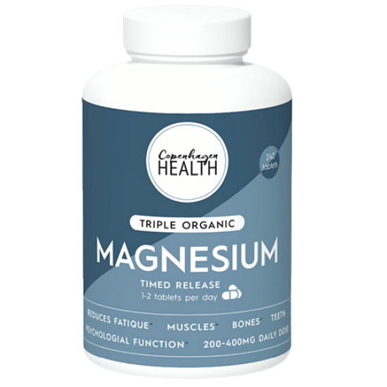 Copenhagen Health Organic Triple Magnesium (240 tabl)