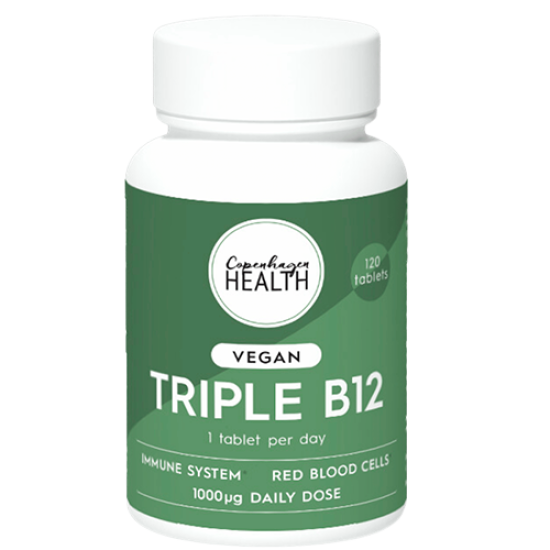 Copenhagen Health Triple B12 Vegan (120 tabl)