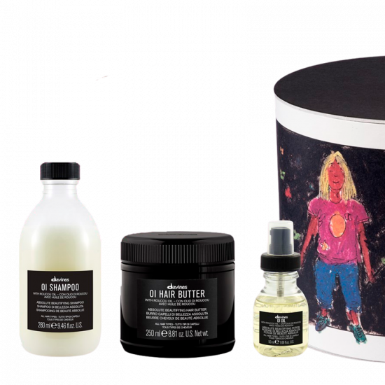 Davines Oi Shampoo Oi Butter And Oi Oil Gift Set