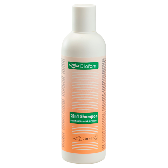 Diafarm 2-in-1 Shampoo Til Dyr (250 ml)