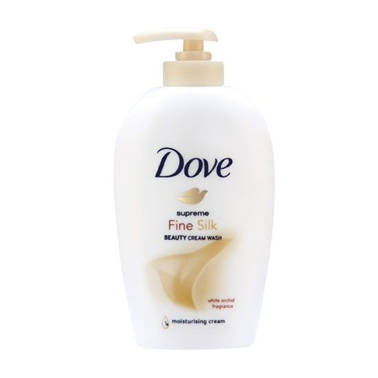 dove fine silk beauty cream hand wash 250 ml.