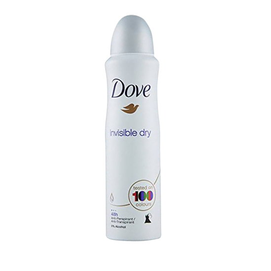 dove invisible dry deodorant spray 150 ml.