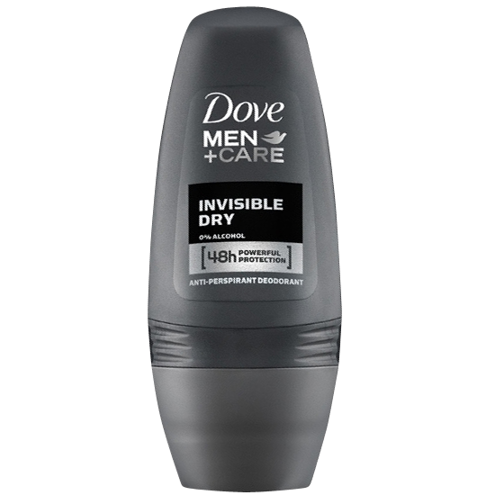 dove men invisible dry roll-on deodorant 50 ml.