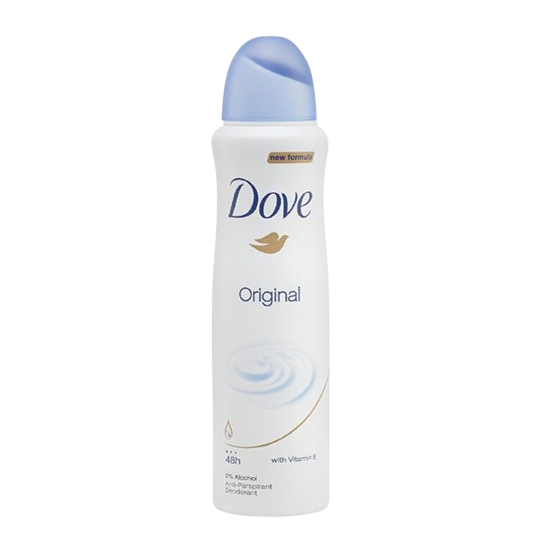 dove original deodorant spray 150 ml.