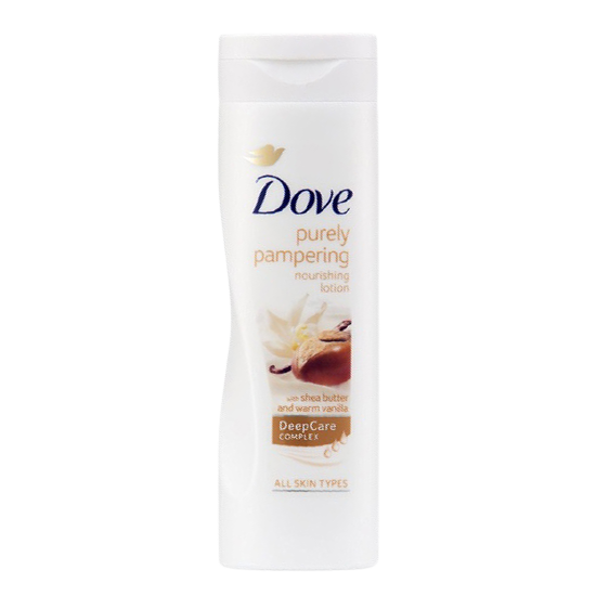dove purely pampering body lotion 400 ml.