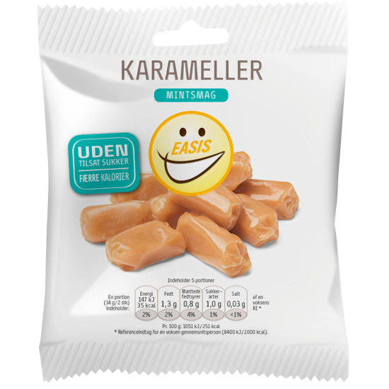 EASIS Karameller Med Mintsmag (70 g)