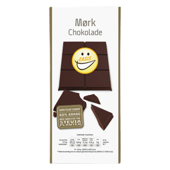 EASIS Mørk Belgisk Chokolade (85 gr)