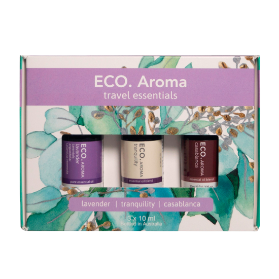 ECO. Aroma Travel Essentials Aroma Trio - ECO. Lavender, Casablanca, Tranquility (3x10 ml)