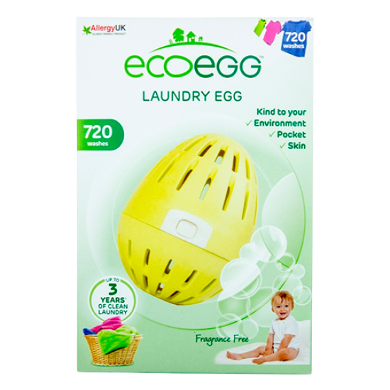 EcoEgg Vaskeæg Uden Duft - 720 Vaske (1 stk)