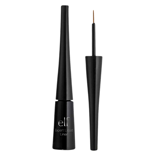 elf makeup expert liquid eyeliner jet black 4.2 ml.