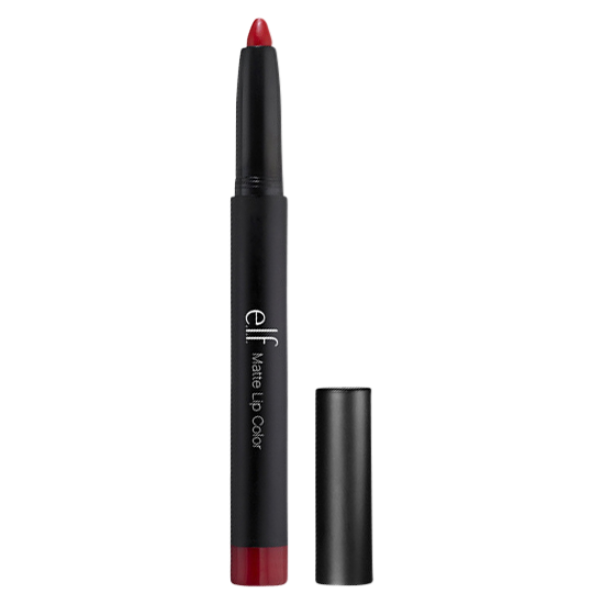 elf makeup matte lip color rich red 1.4 g.