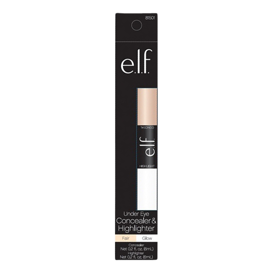 elf makeup under eye concealer and highlighter fair/glow