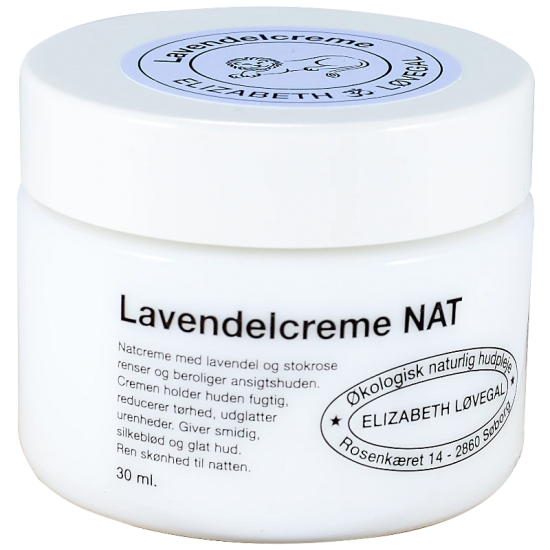 Elizabeth Løvegal Lavendelcreme NAT (30 ml)