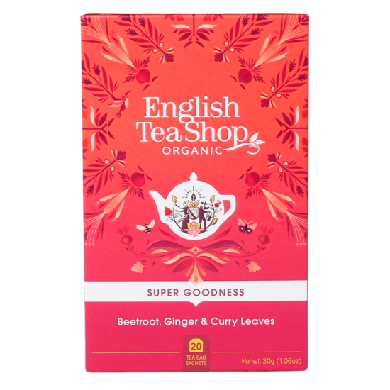 English Tea Shop Beetroot, Ginger & Curry Leaves Ø  (20 breve)