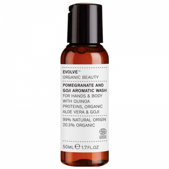 Evolve Organic Beauty Pomegranate and Goji Aromatic Wash (50 ml)
