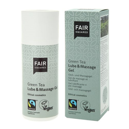 Fair Squared Glidecreme og massage gel m. Grøn Te (150 ml)