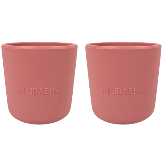 Filibabba Silikone Kop Rose (2 stk)