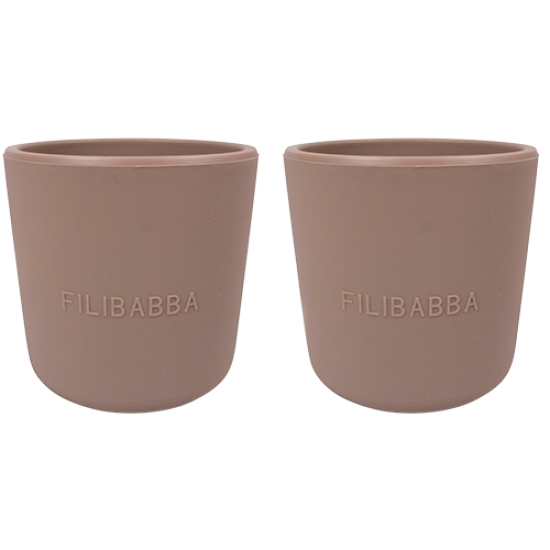 Filibabba Silikone Kop Warm Grey (2 stk)