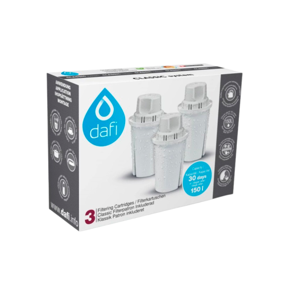 Filterpatroner 3-pack Dafi 1 Stk