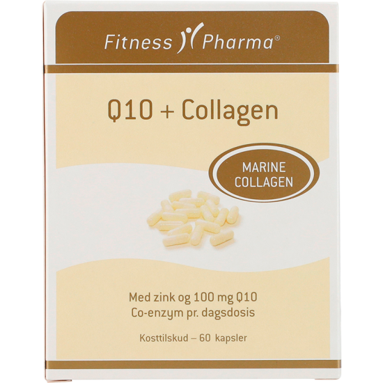 Fitness Pharma Q10 + Collagen (60 stk)
