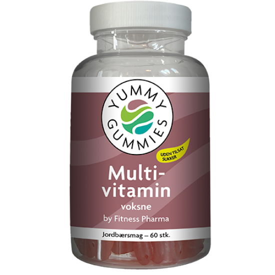 Fitness Pharma Yummy Gummies Multivitamin Voksne (60 stk)