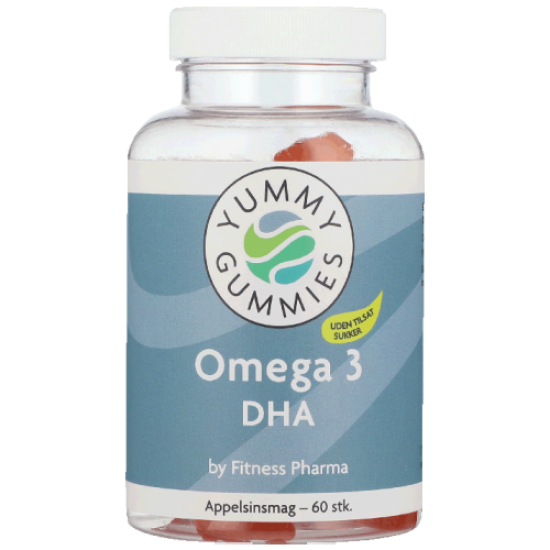 Fitness Pharma Yummy Gummies Omega 3 DHA (60 stk)