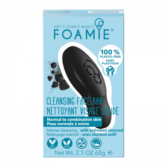 Foamie Face Bar Cleansing Activated Charcoal For Oily Skin (1 stk)