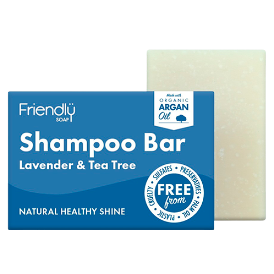 Friendly Shampoo Bar Tea Tree & Lavendel (95 g)