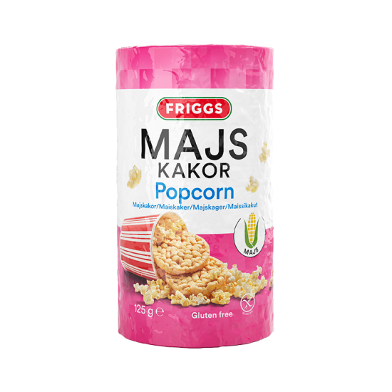 Friggs Majskakor Popcorn (125 g)