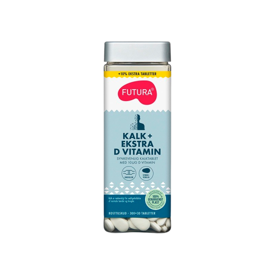 Futura Kalk + Ekstra D-Vitamin (300+30 tabl)