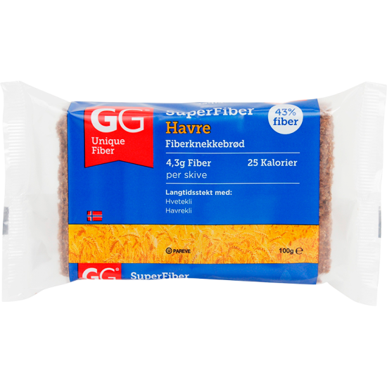 GG Unigefiber Havre brød (100g)
