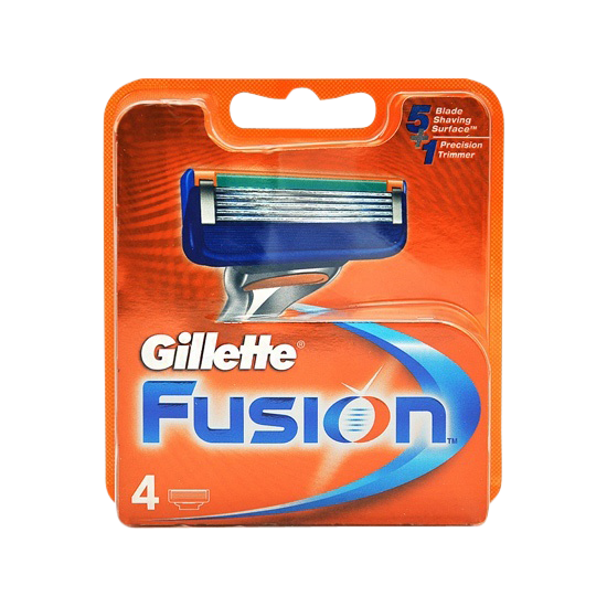 gillette fusion blades 4 stk