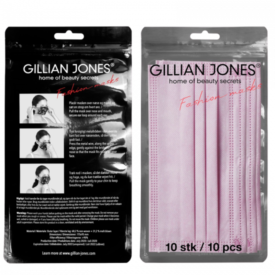 Gillian Jones Fashion Mundbind Lyserød 10 stk.