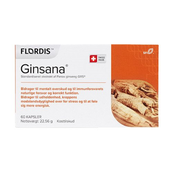 Ginsana standardiseret ekstrakt af Panax ginseng G115