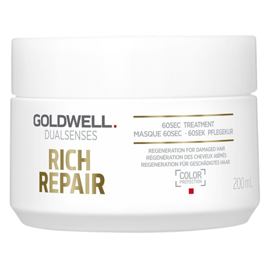 goldwell dualsenses rich repair 60sec treatment 200 ml.