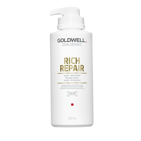 goldwell dualsenses rich repair 60sec treatment 500 ml.