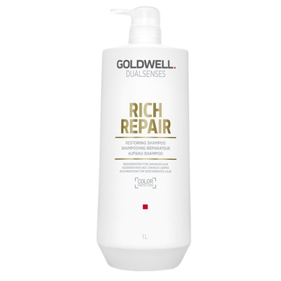 goldwell dualsenses rich repair restoring shampoo 1000 ml.
