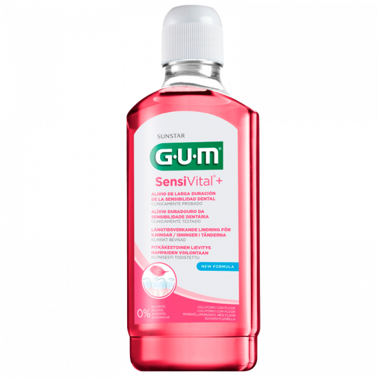 GUM SensiVital Fluor Mundskyl (500 ml)