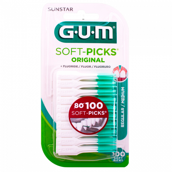 GUM Soft-Picks Medium (100 stk)