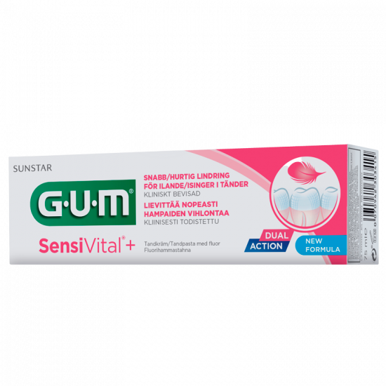 GUM Tandpasta SensiVital+ (75 ml)