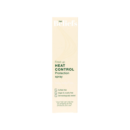 hair beliefs fired up heat control protection 150 ml.