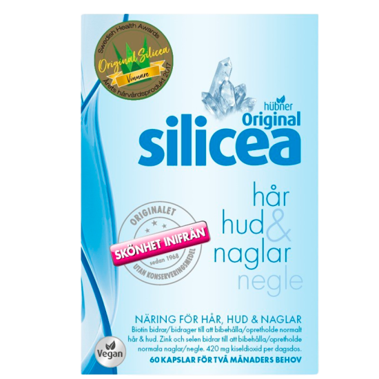 Hübner Original Silicea hud, hår & negle (60 kaps)