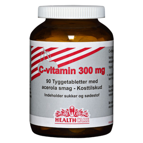 Health Care Acerola C-vitamin 300 mg (90 tabletter)